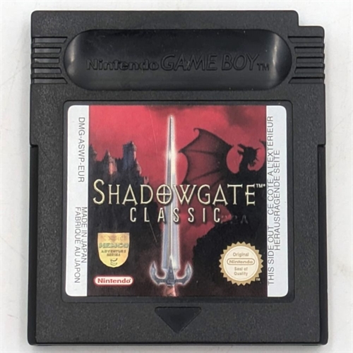 Shadowgate Classic - Cartridge - Gameboy Original (B Grade) (Genbrug)
